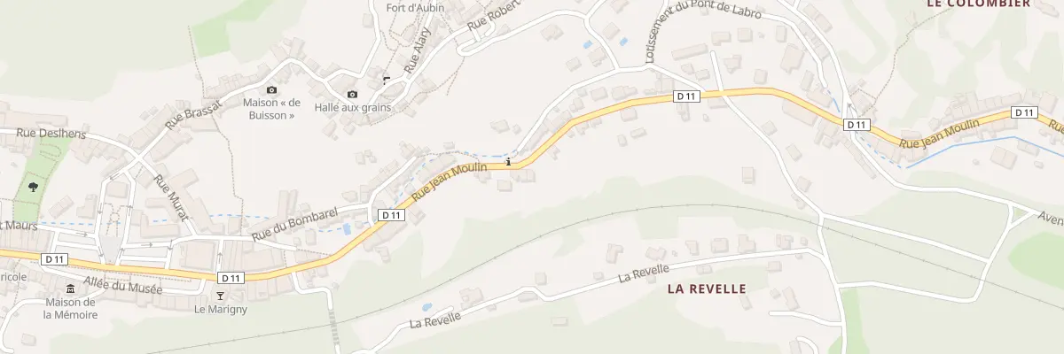Plan du 38 Rue Jean Moulin à Aubin