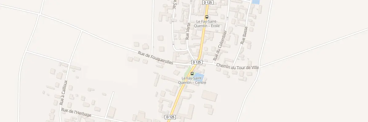 Plan du 1 Rue Verte au Fay-Saint-Quentin