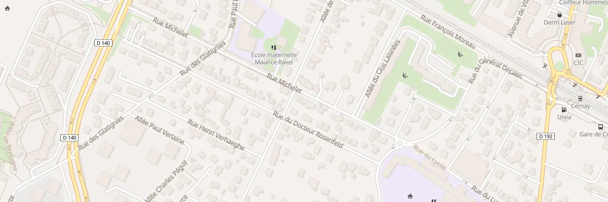 Plan du 154 Rue Michelet à Ermont