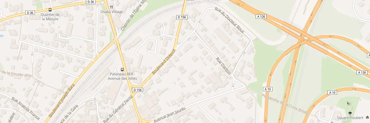 Plan du 22 Bd Diderot à Palaiseau