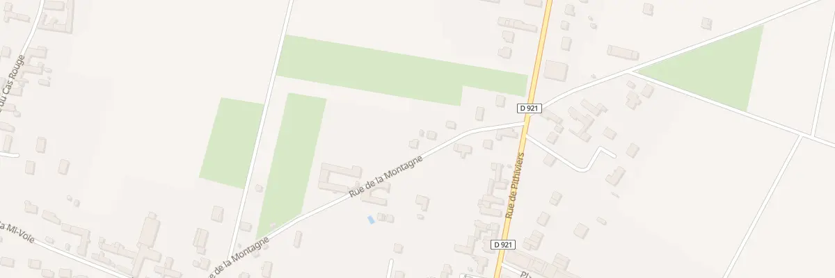 Plan du 15 Rue de la Montagne à Ascoux