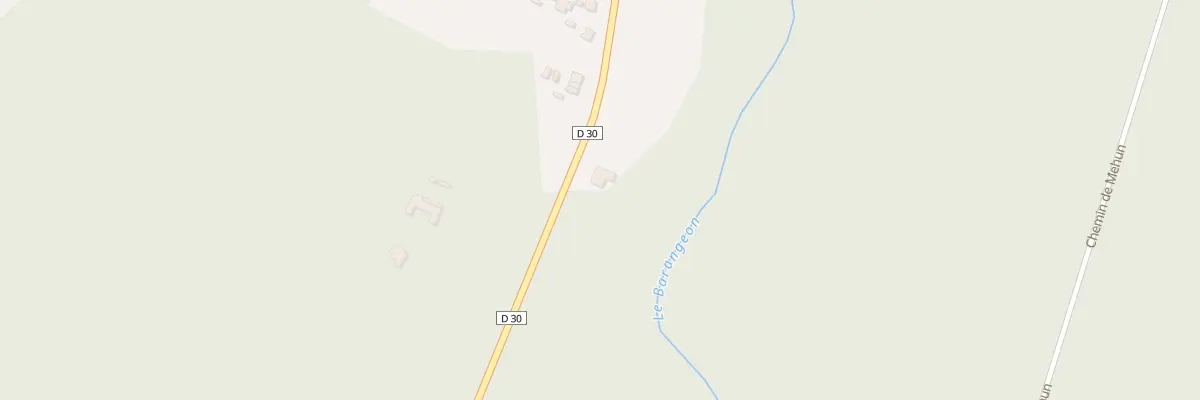 Plan du 45 Rte de Vouzeron à Neuvy-sur-Barangeon