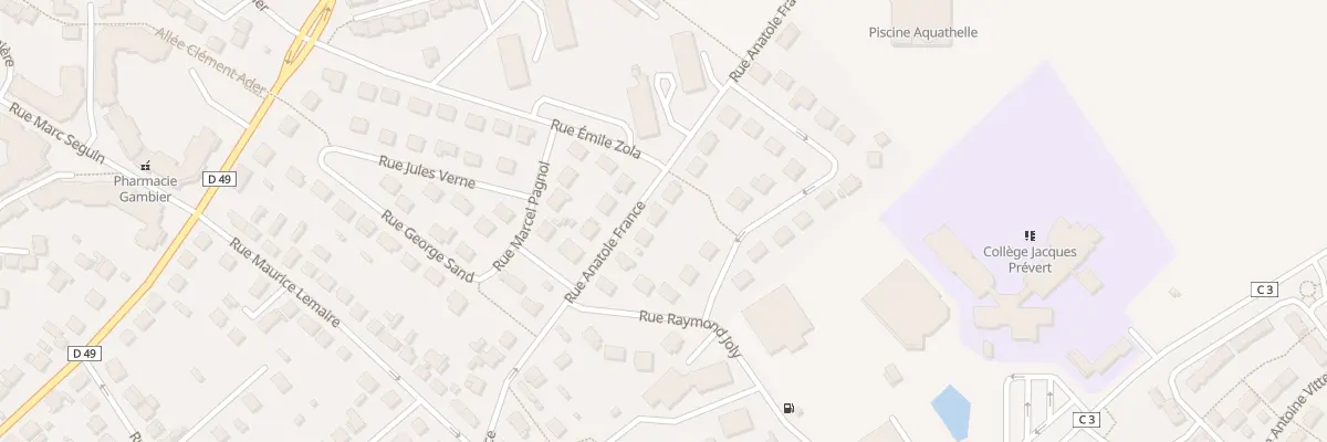 Plan du 424 Rue Anatole France à Chambly