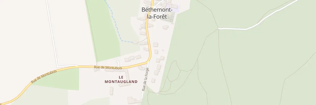 Plan du 27 Rue de Montubois à Béthemont-la-Forêt