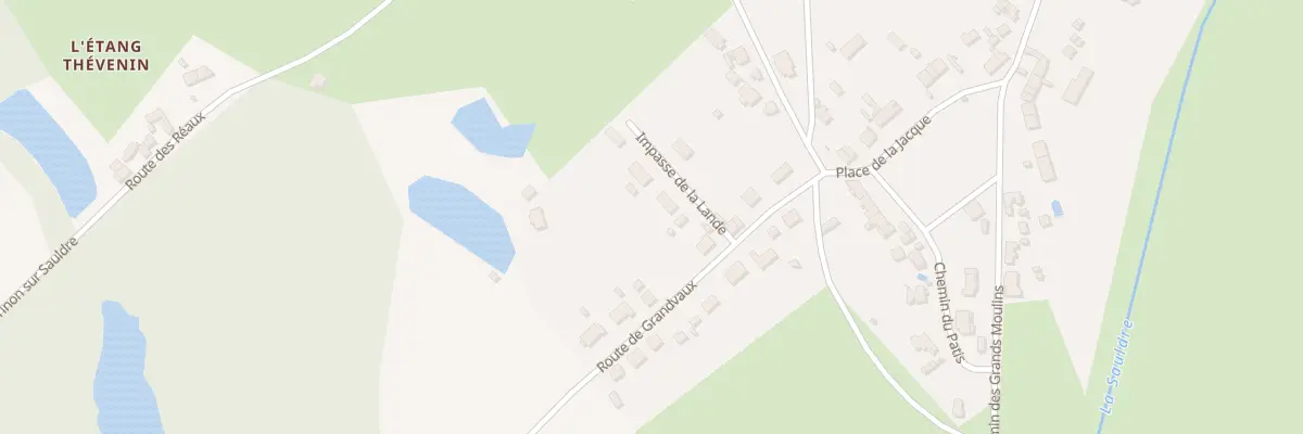 Plan du 1 Imp de la Lande à Brinon-sur-Sauldre