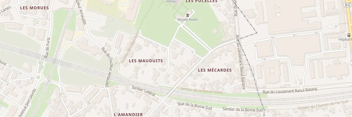 Plan du 10 Sen des Brillants à Meudon