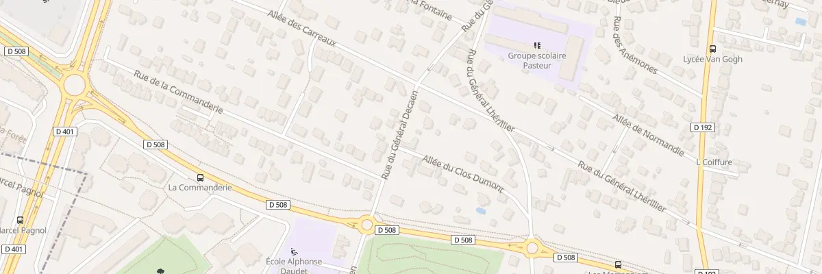Plan du 13 Rue du Général Decaen à Ermont