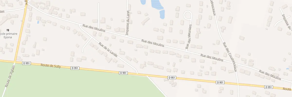 Plan du 24 Rue des Moulins à Neuvy-en-Sullias