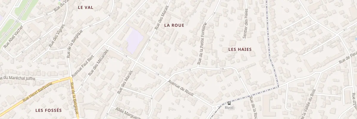 Plan du 46 Rue de la Petite Fontaine à Meudon