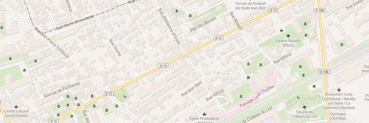 Plan du 17 Rue D’Estienne D’Orves à Courbevoie