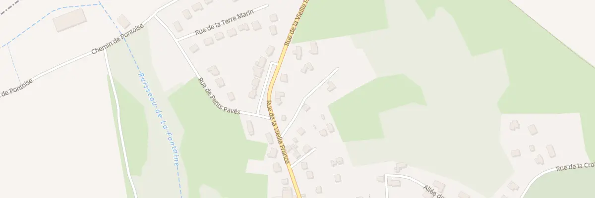 Plan du 32 Rue de la Vieille France à Béthemont-la-Forêt