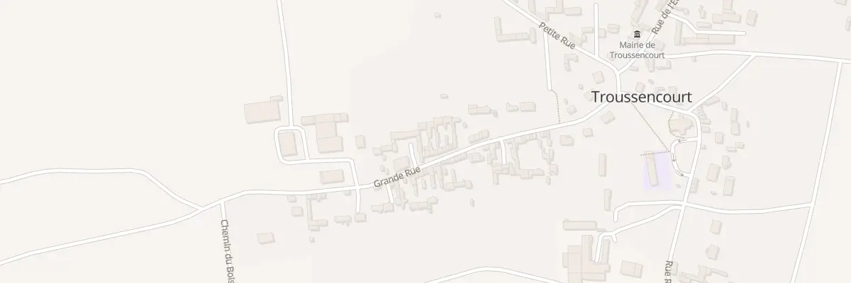 Plan du 22 Gr Grande Rue à Troussencourt