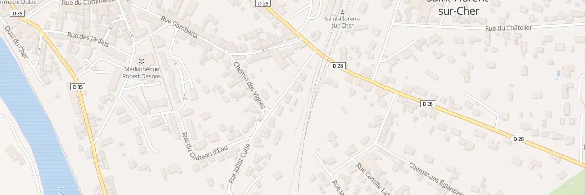Plan du 7 Rue Joliot Curie à Saint-Florent-sur-Cher