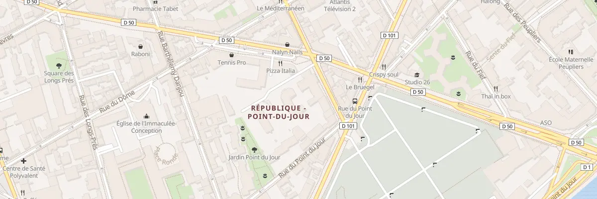 Plan du 124 Rue Thiers à Boulogne-Billancourt