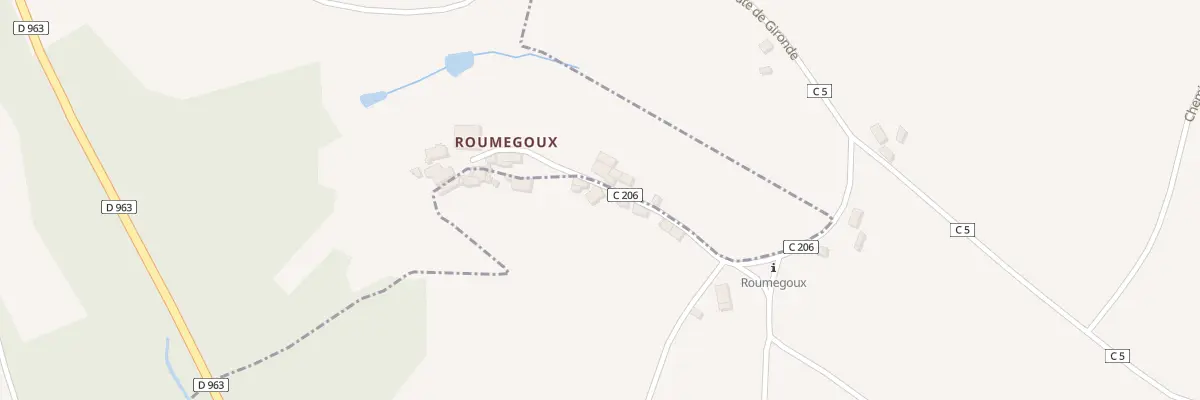 Plan du 5181 Roumegoux à Saint-Parthem
