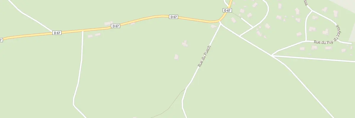 Plan du 5120 Le Puech de Chaverochette à Chaveroche