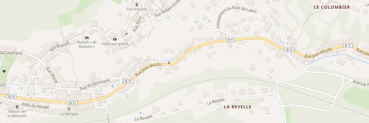 Plan du 40 Rue Jean Moulin à Aubin