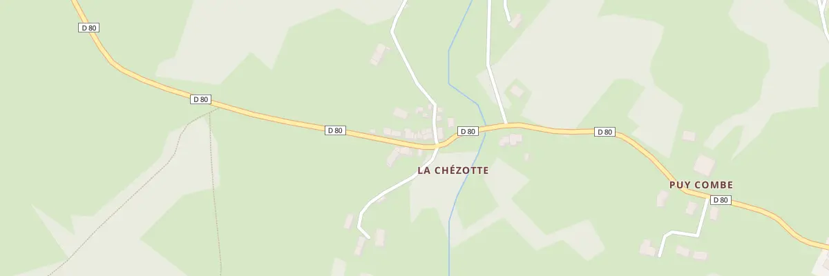 Plan du 16 La Chézotte à Néoux