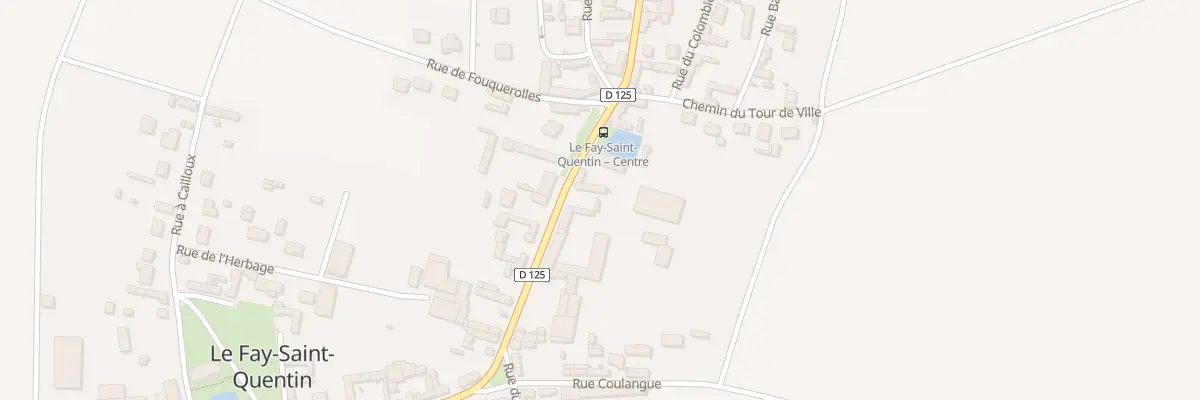 Plan du 8 Gr Grande Rue au Fay-Saint-Quentin