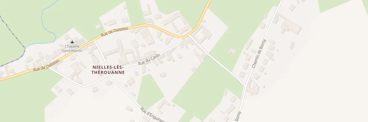 Plan du 4 Rue du Cavin à Thérouanne