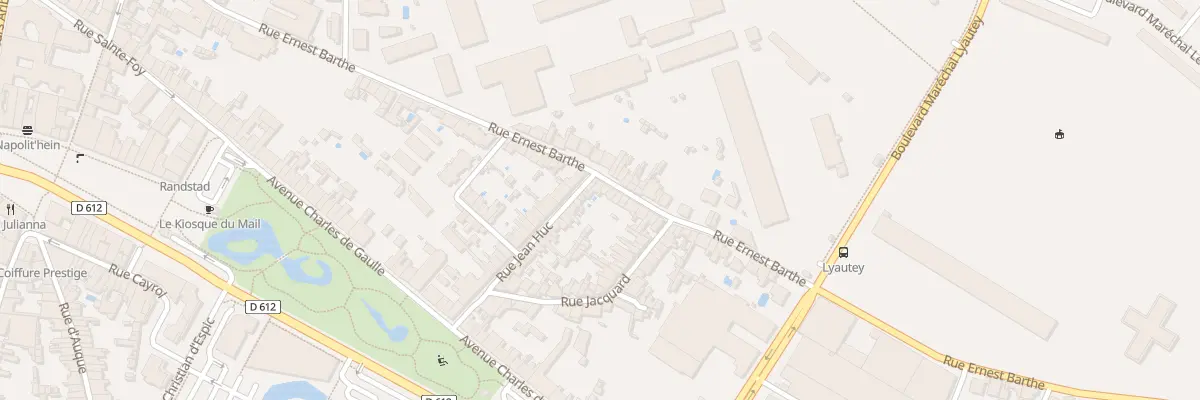 Plan du 88 Rue Ernest Barthe à Castres