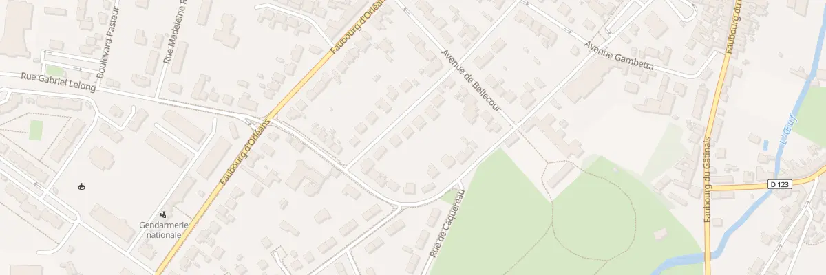 Plan du 11 Rue des Alouettes à Pithiviers