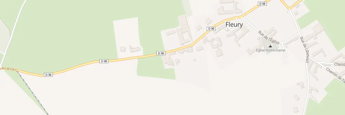 Plan du 21 Rue de Bermicourt à Fleury
