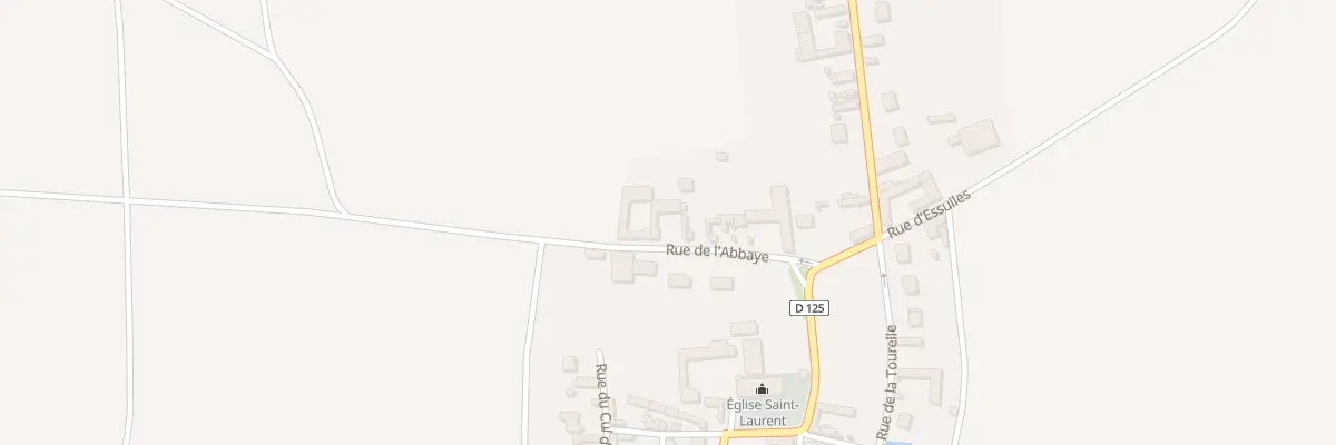 Plan du 14 Rue de l’Abbaye au Fay-Saint-Quentin