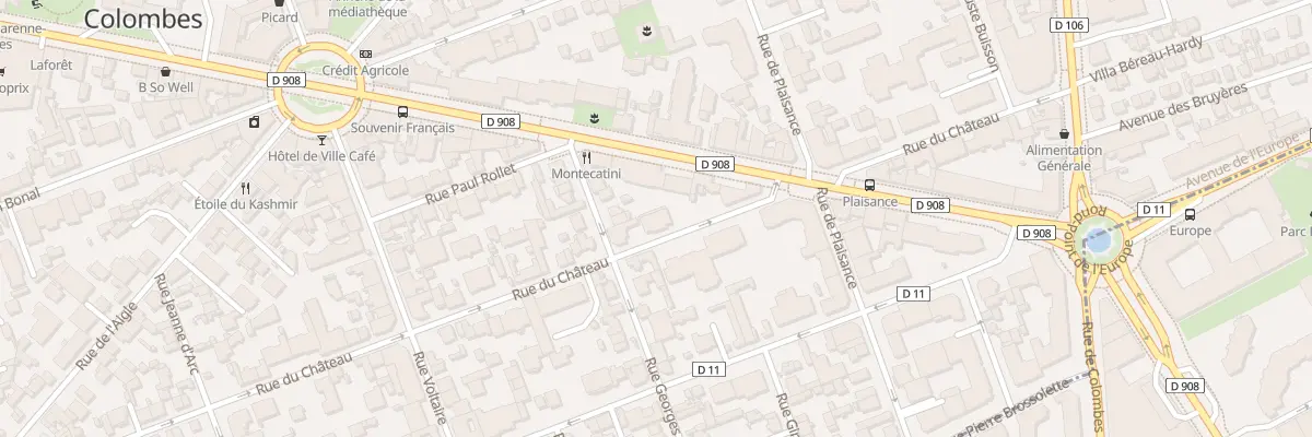 Plan du 26 Rue du Château à La Garenne-Colombes