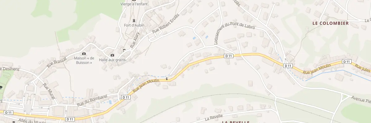 Plan du 39 Rue Jean Moulin à Aubin