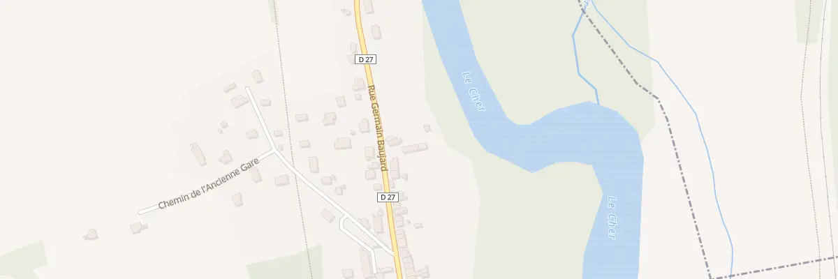 Plan du 47 Rue Germain Baujard à Saint-Florent-sur-Cher