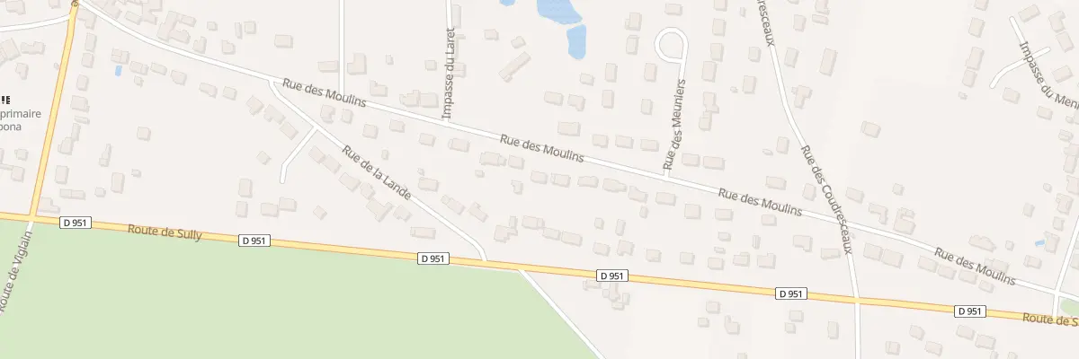 Plan du 26 Rue des Moulins à Neuvy-en-Sullias