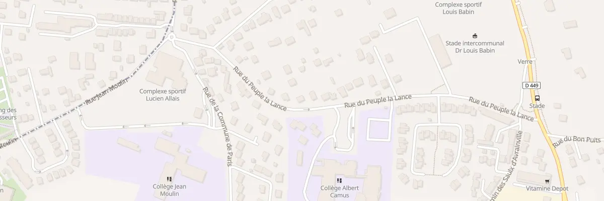 Plan du 24 Rue du Peuple la Lance à La Norville