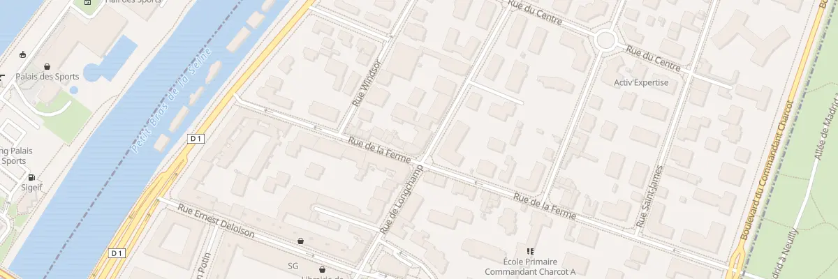 Plan du 82 Rue de Longchamp à Neuilly-sur-Seine