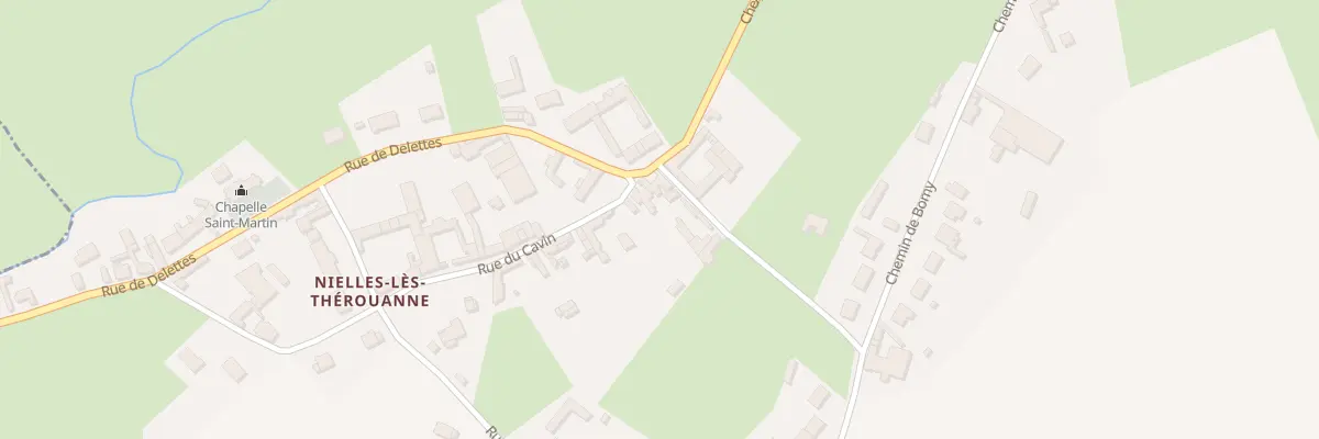 Plan du 6 Rue de Delettes à Thérouanne