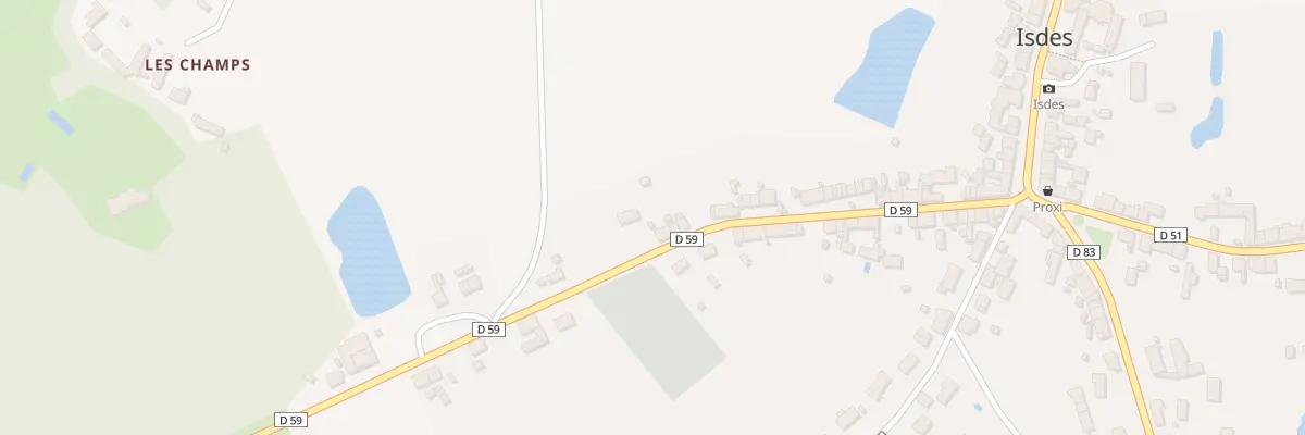 Plan du 36 Rte de Souvigny à Isdes