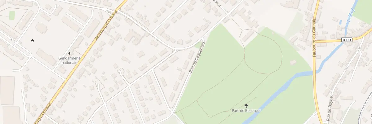 Plan du 6 Rue de Caquereau à Pithiviers