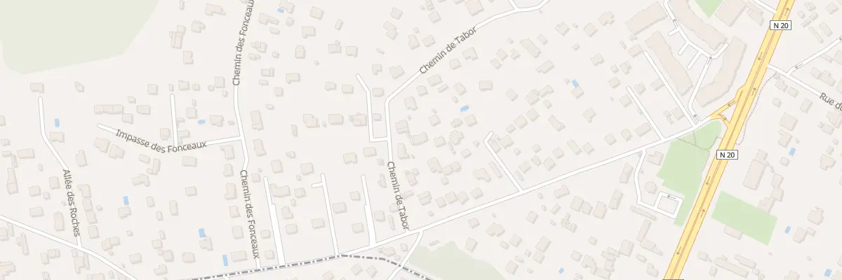 Plan du 107 Che de Tabor à Linas