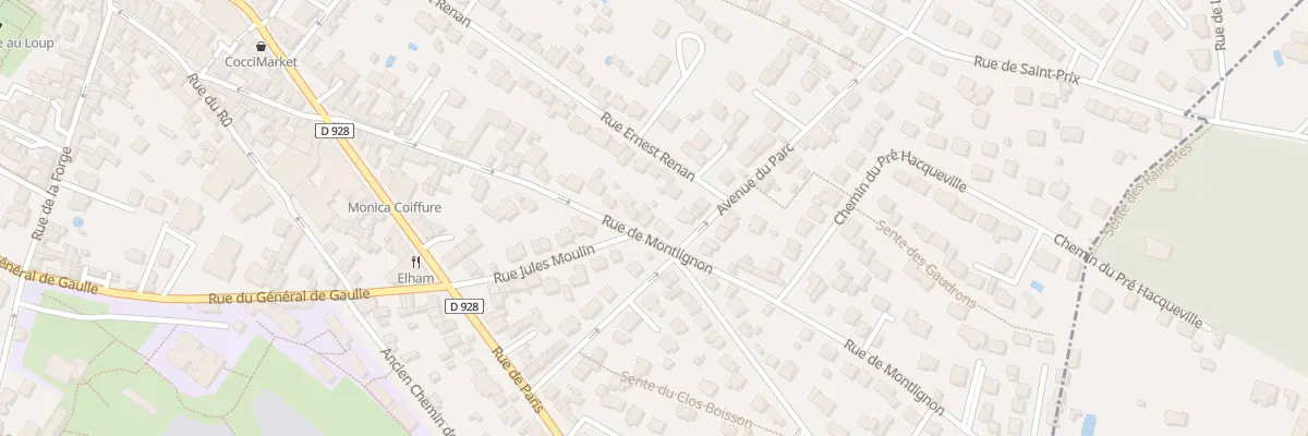 Plan du 47 Rue de Montlignon à Saint-Leu-la-Forêt