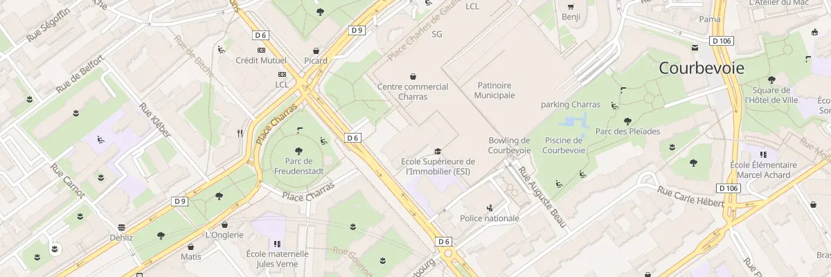 Plan du 20T Rue De Bezons à Courbevoie