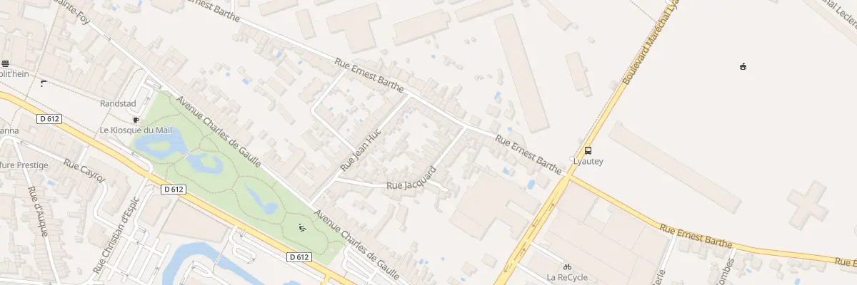 Plan du 37 Rue Jacquard à Castres