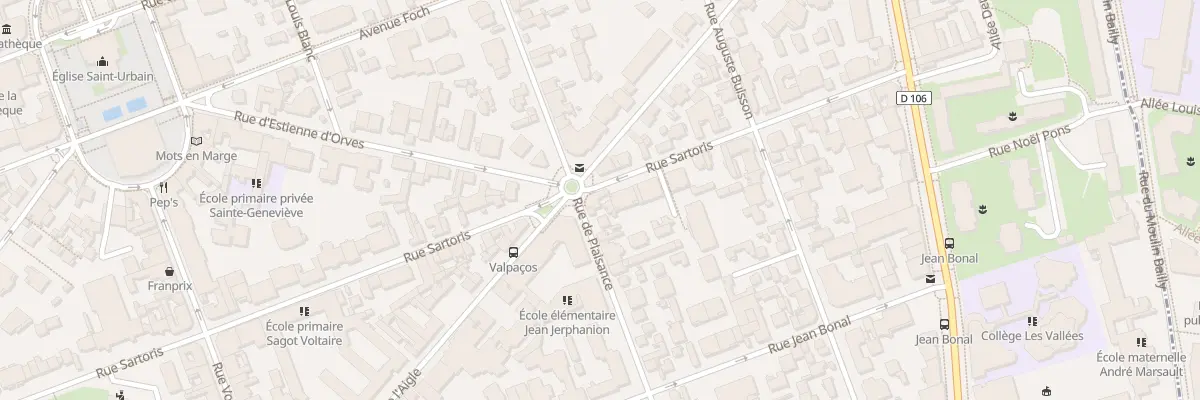 Plan du 23 Rue Sartoris à La Garenne-Colombes