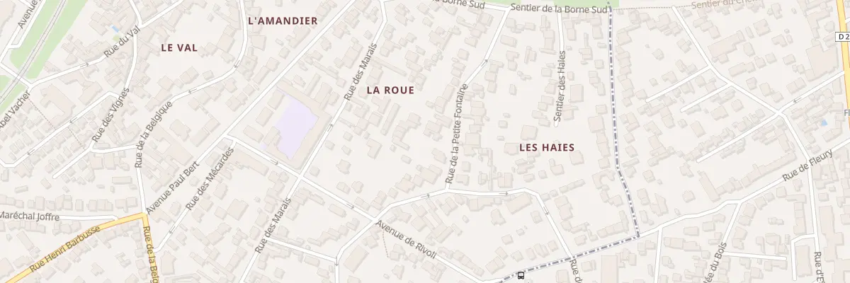 Plan du 36 Rue de la Petite Fontaine à Meudon