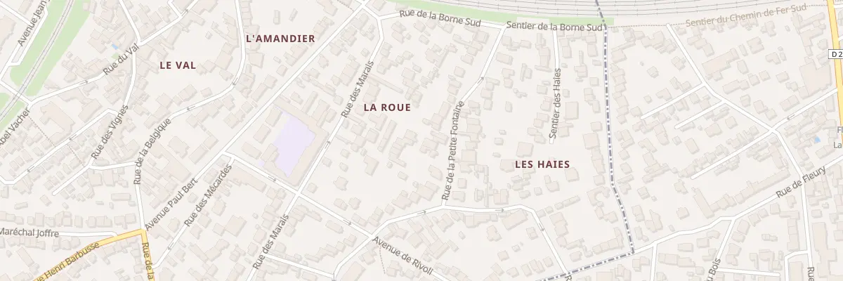 Plan du 30 Rue de la Petite Fontaine à Meudon