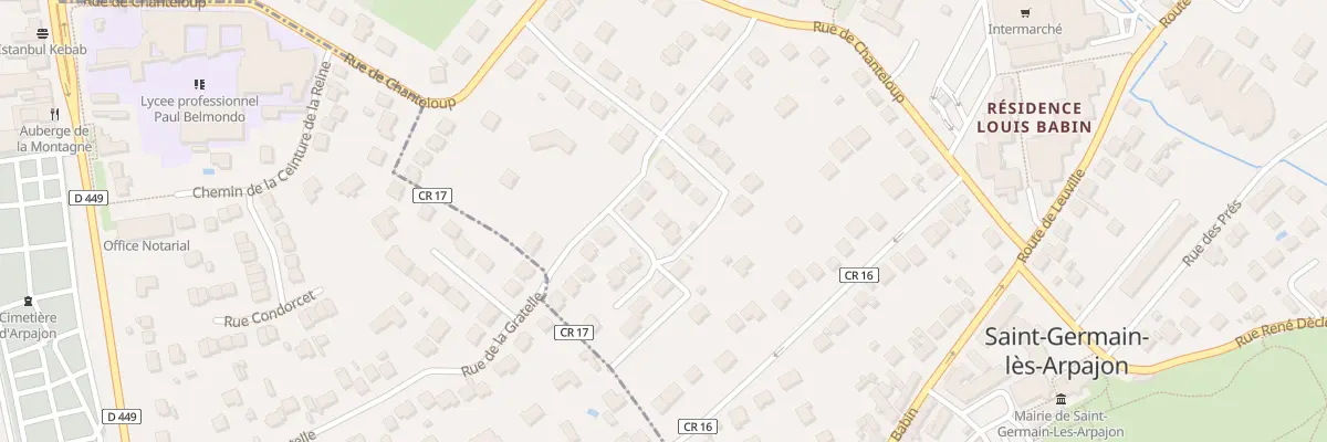 Plan du 1 All du Bas-cot à Saint-Germain-lès-Arpajon