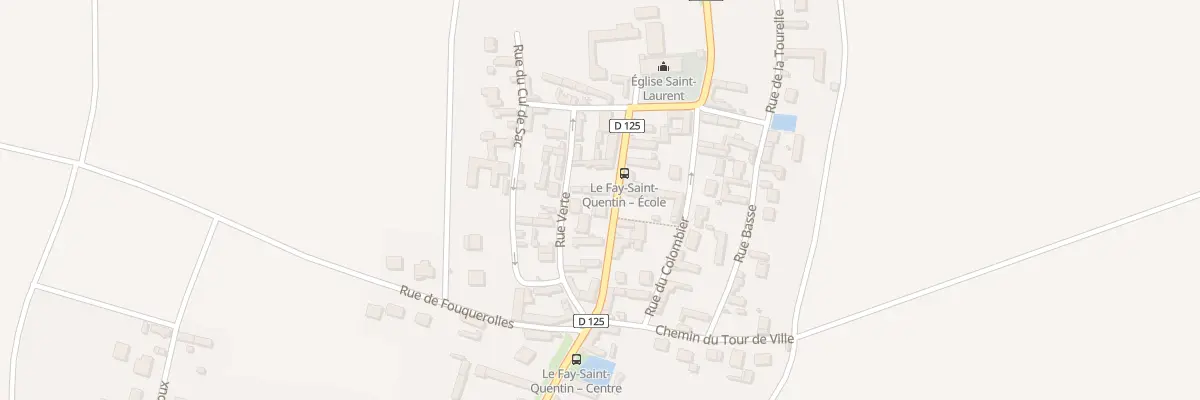 Plan du 25 Gr Grande Rue au Fay-Saint-Quentin