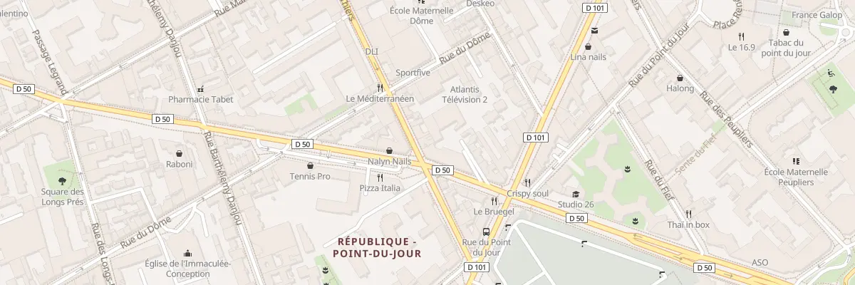 Plan du 115 Rue Thiers à Boulogne-Billancourt