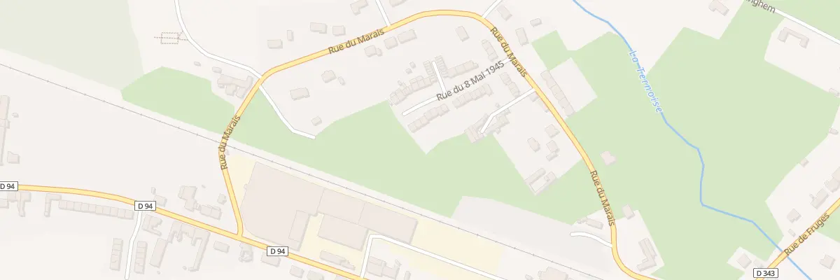 Plan du 14 Rue du Huit Mai à Anvin
