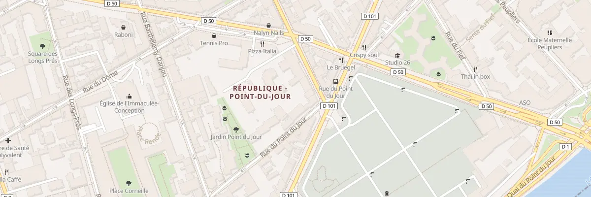 Plan du 64 Rue du Point du Jour à Boulogne-Billancourt