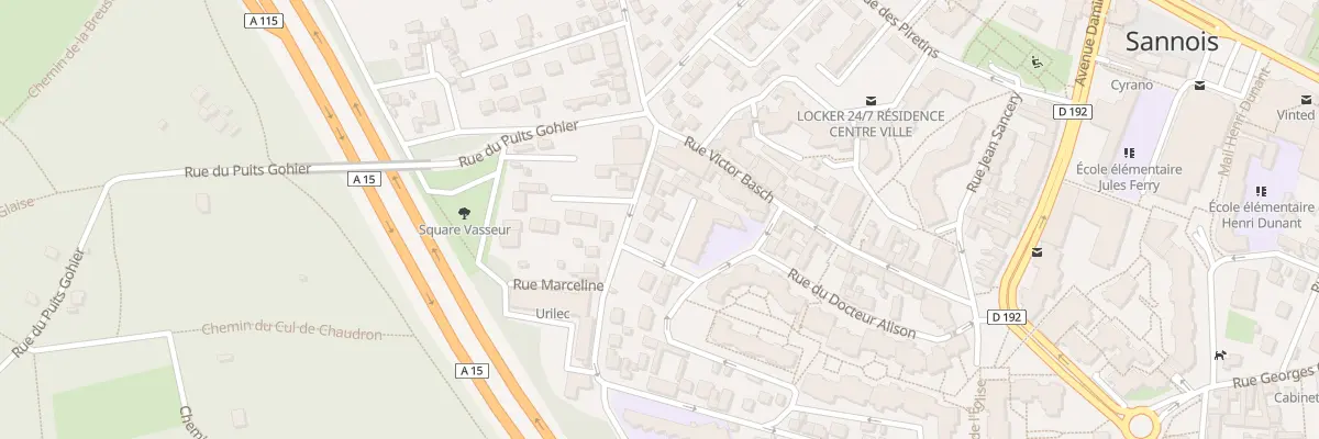 Plan du 11 Rue Hippolyte Jamot à Sannois